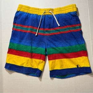 Polo Ralph Lauren Shorts Mens M Spa Terry Cotton Striped RARE